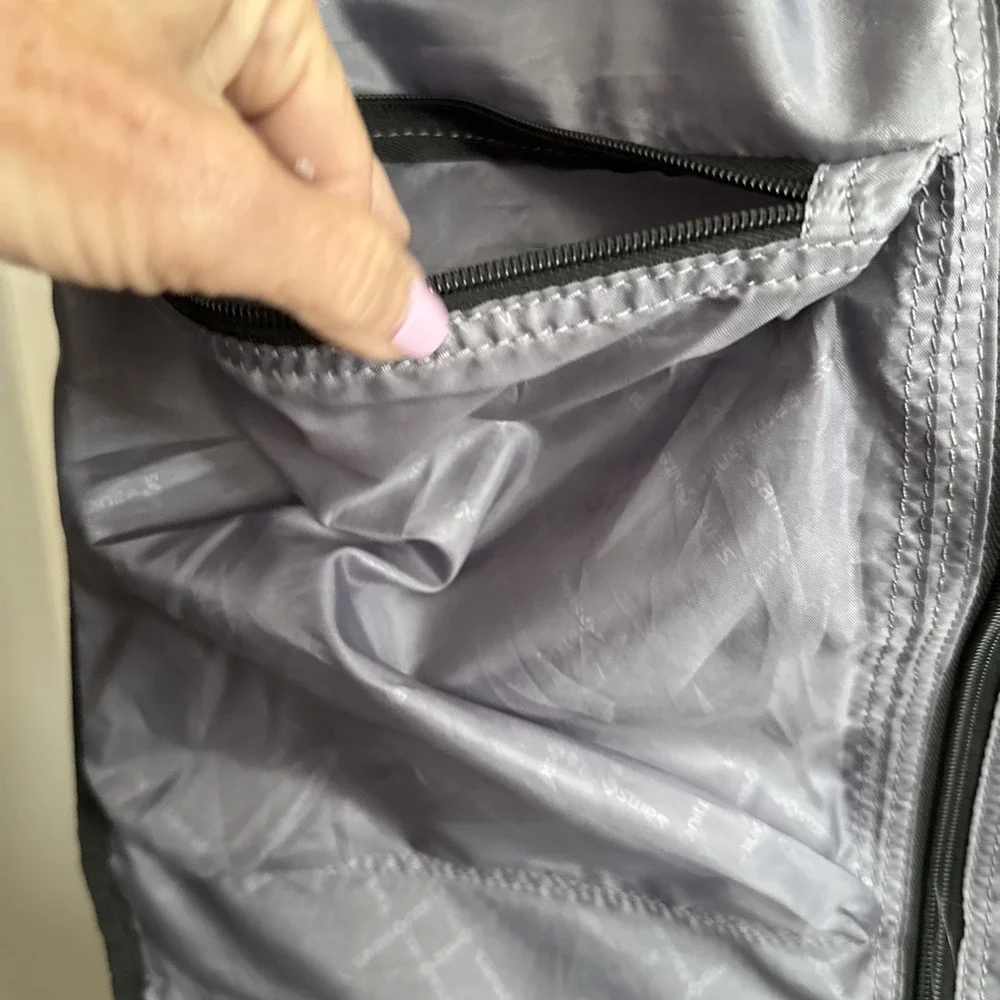 Samsonite Folding Vintage Garment‎ Suit Clothing Travel Bag Luggage Black 4088